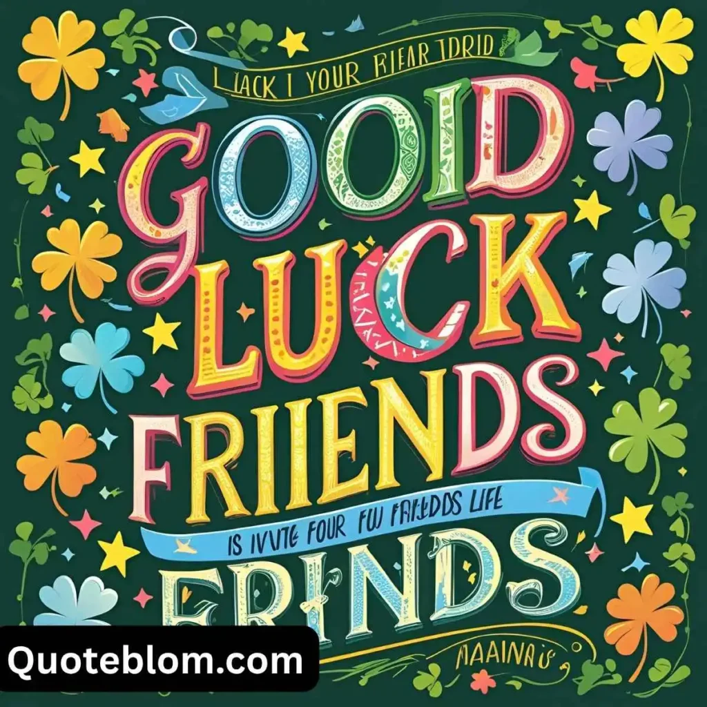 Good Luck Quotes for Friends