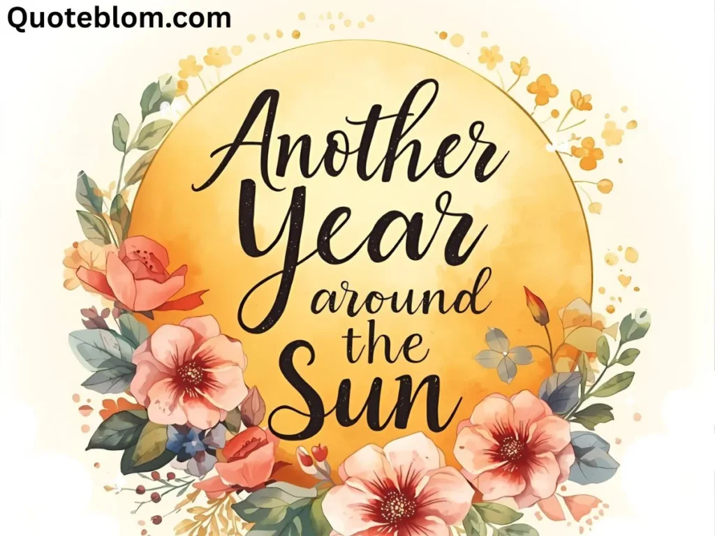 Another Year Around the Sun Quotes