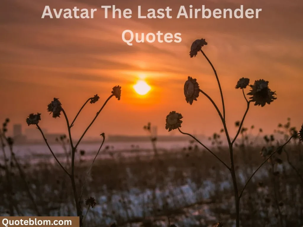 Best Avatar The Last Airbender Quotes