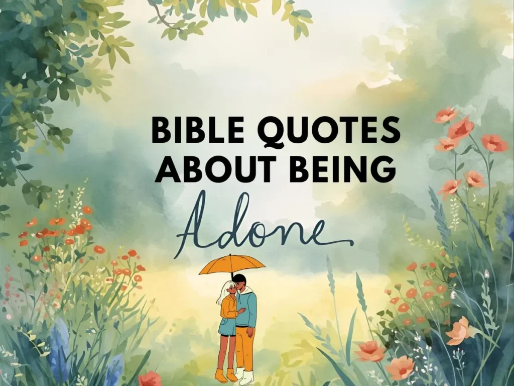 Bible Quotes About Being Alone