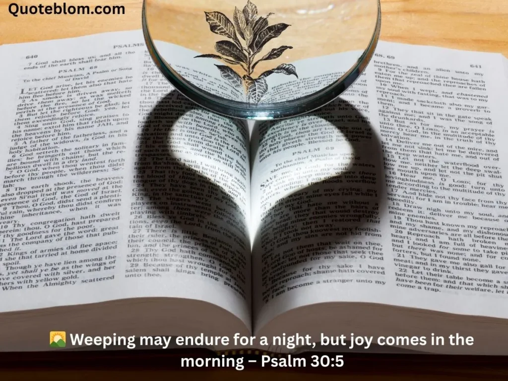 Bible quotes about losing a loved one
