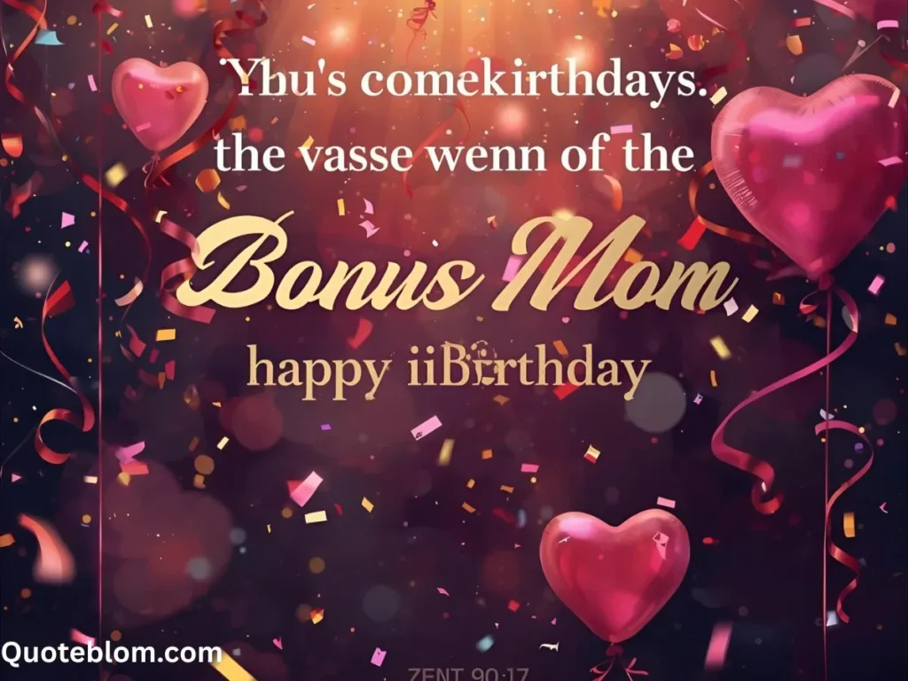 Bonus Mom Birthday Quotes