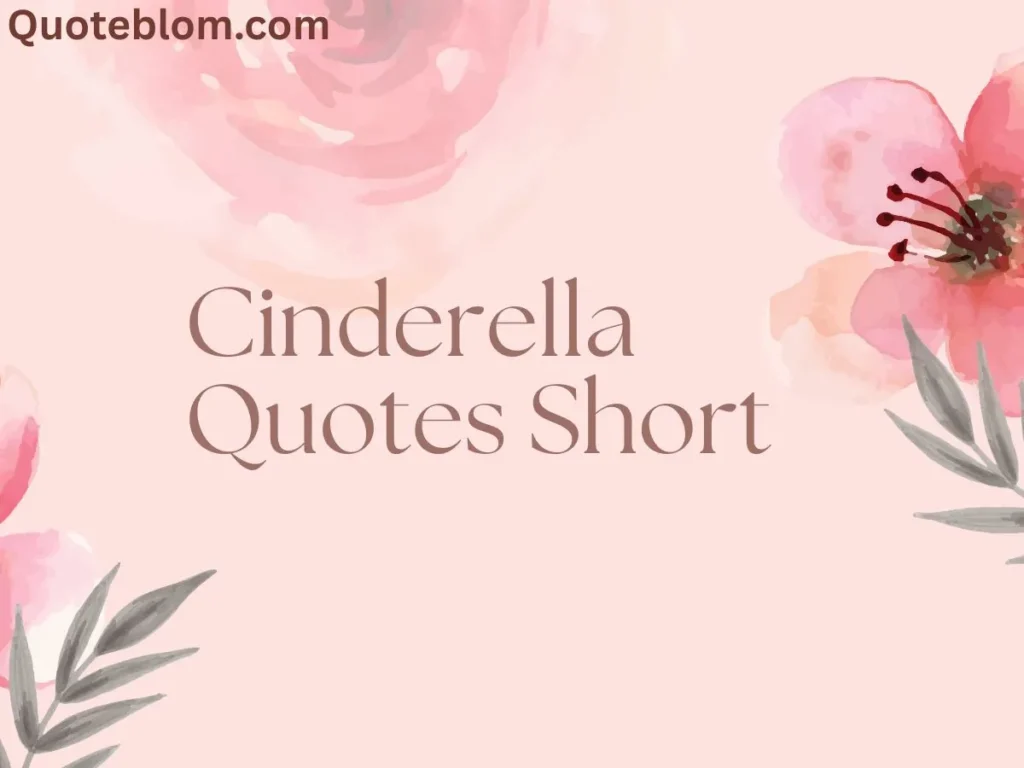 Cinderella Quotes Short