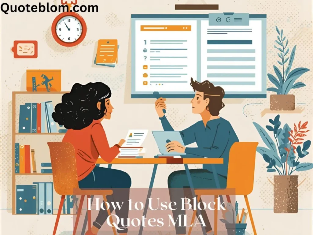 How to Use Block Quotes MLA