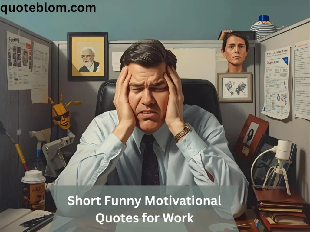 Short Funny Motivational Quotes for Work