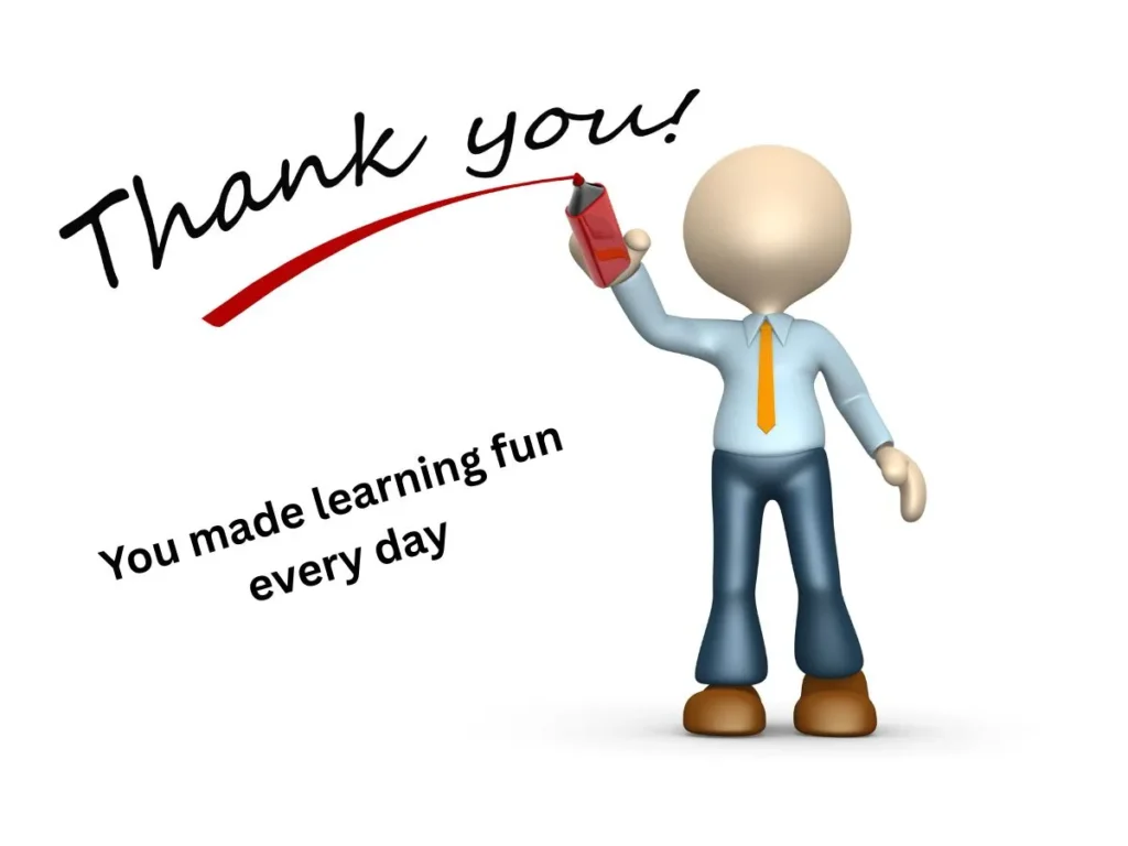 Thank You Teacher Quotes Kindergarten
