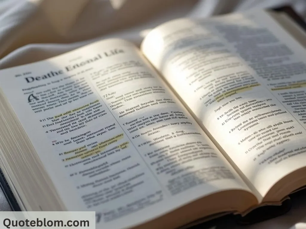 Bible Quotes About Death and Eternal Life
