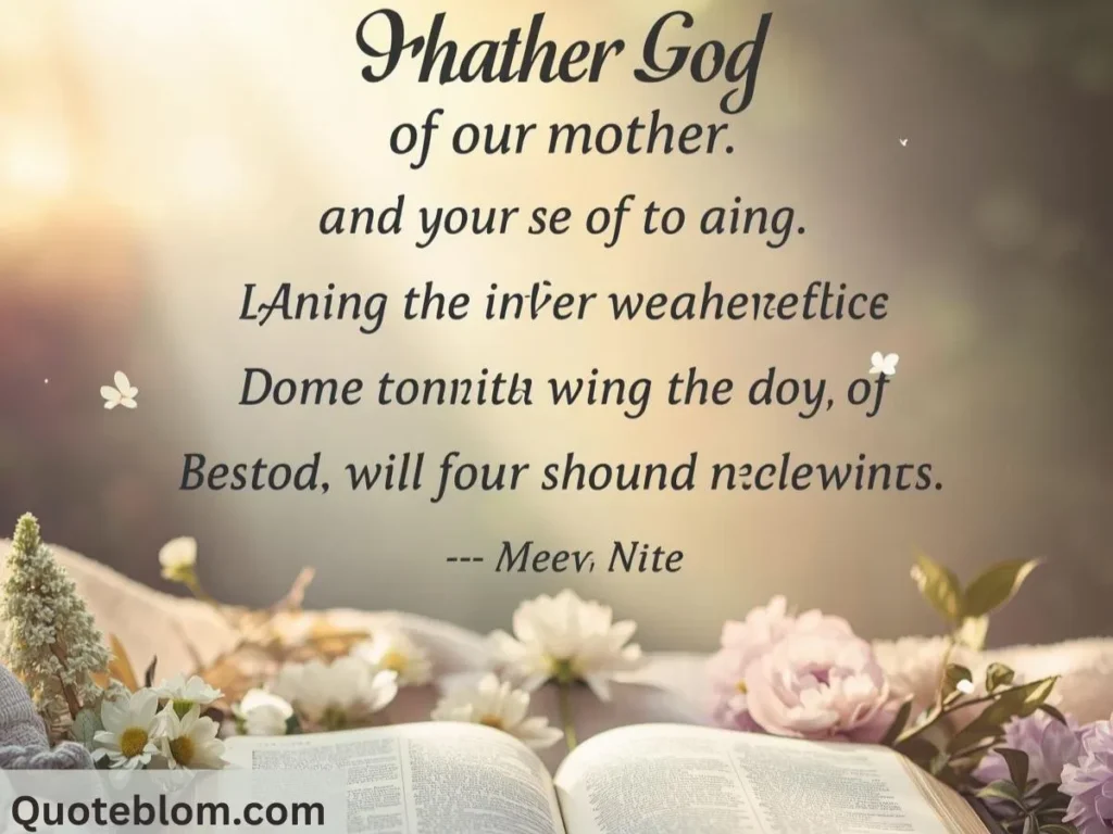 Bible Quotes About Death of a Mother