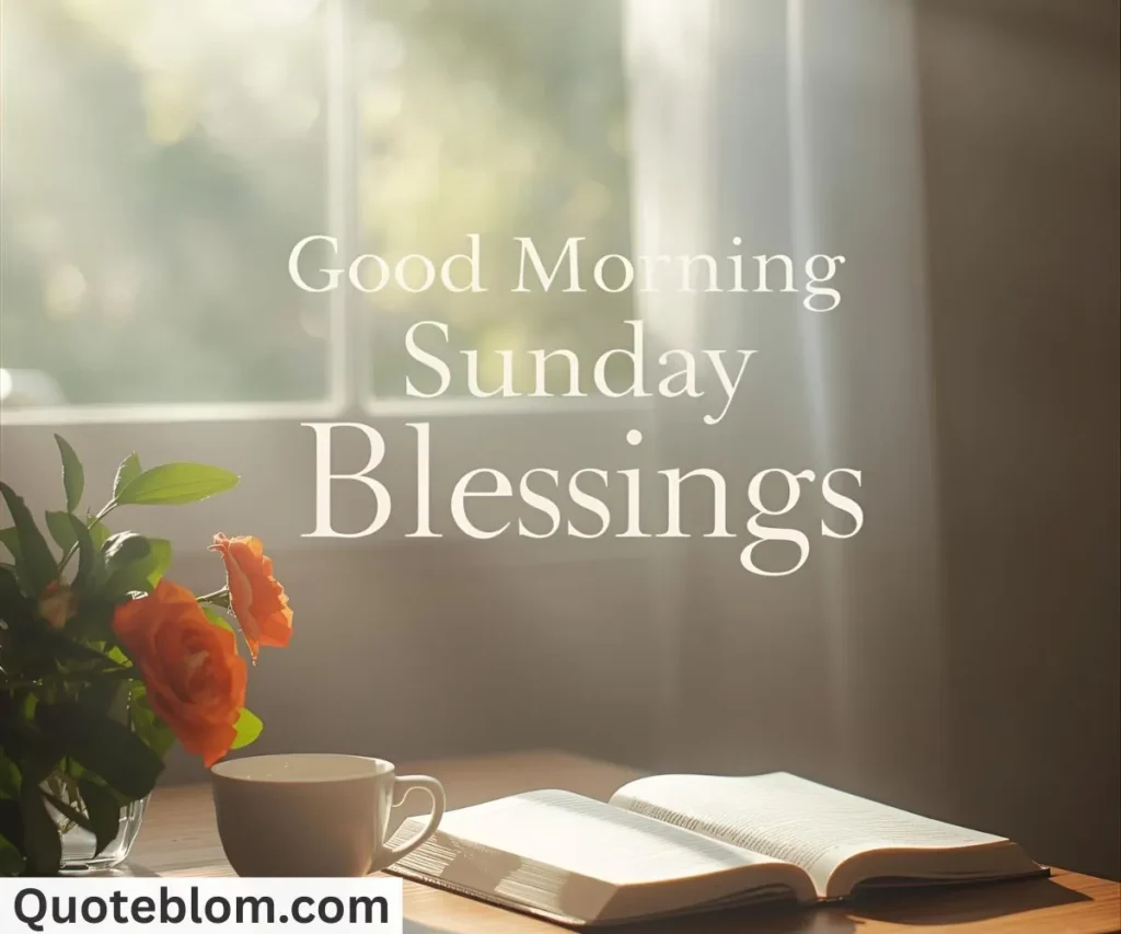 Good Morning Sunday Blessings Quotes