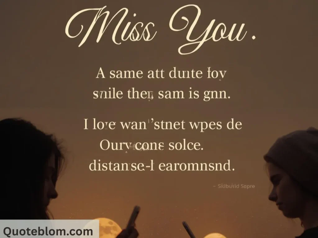 Heart Touching Long Distance Miss You Quotes