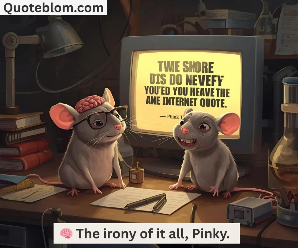 Meme Pinky and the Brain Quotes