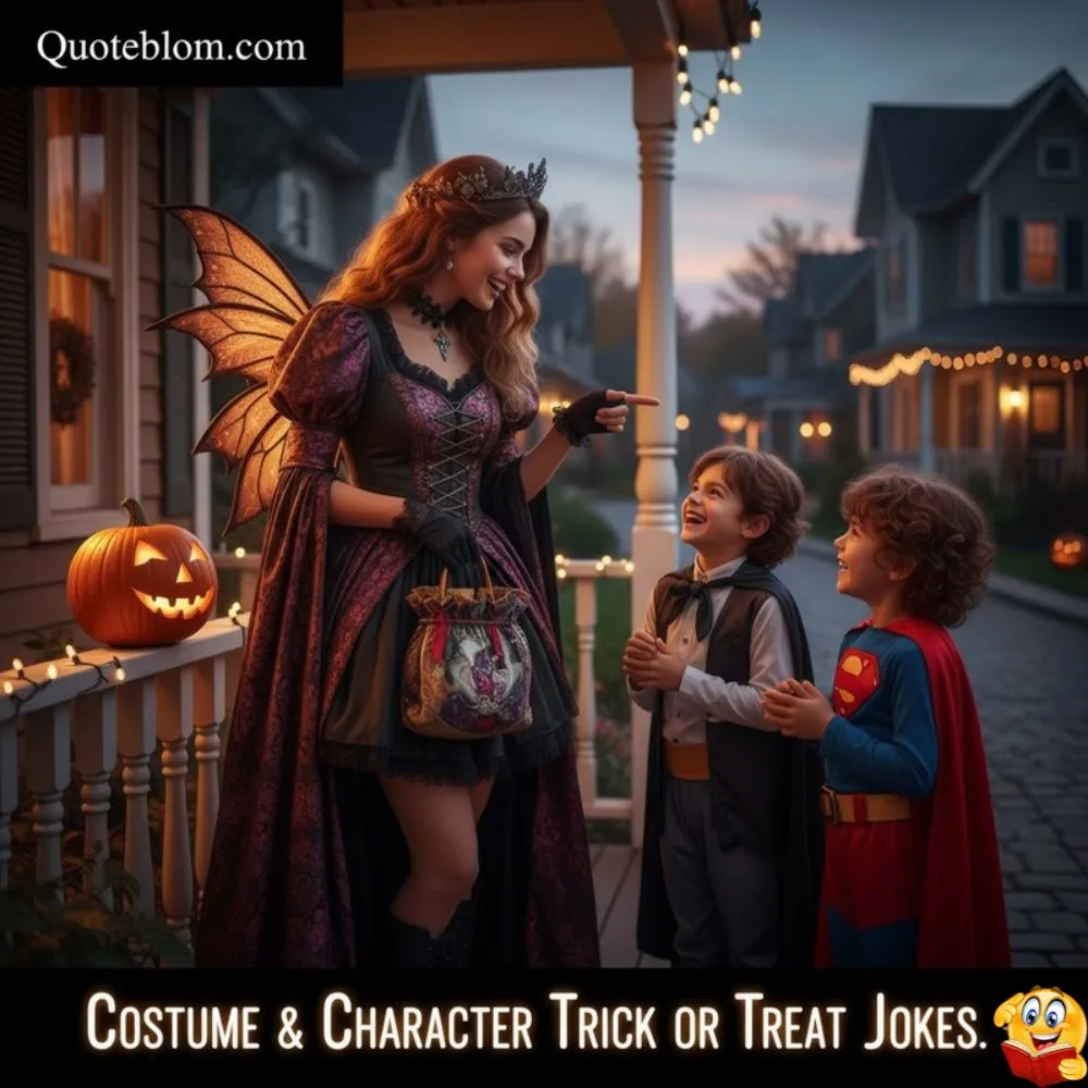 Costume & Character Trick or Treat Jokes