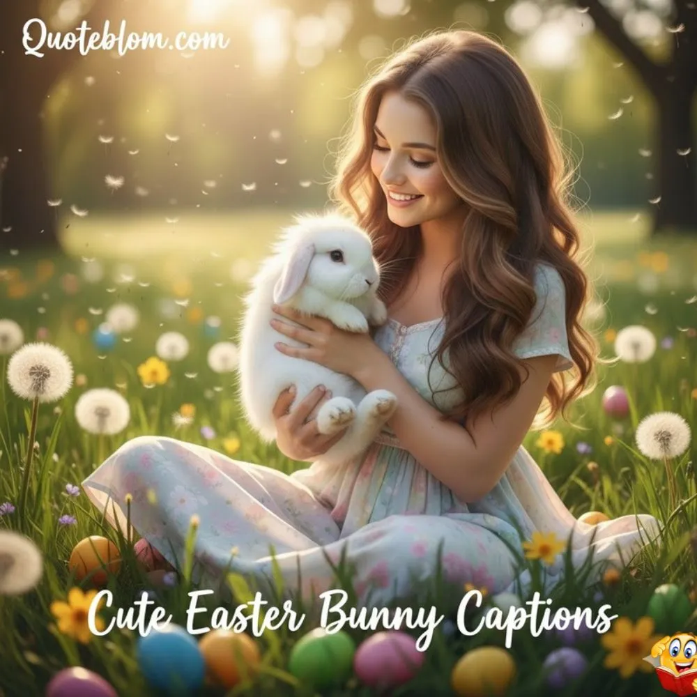 Cute Easter Bunny Captions