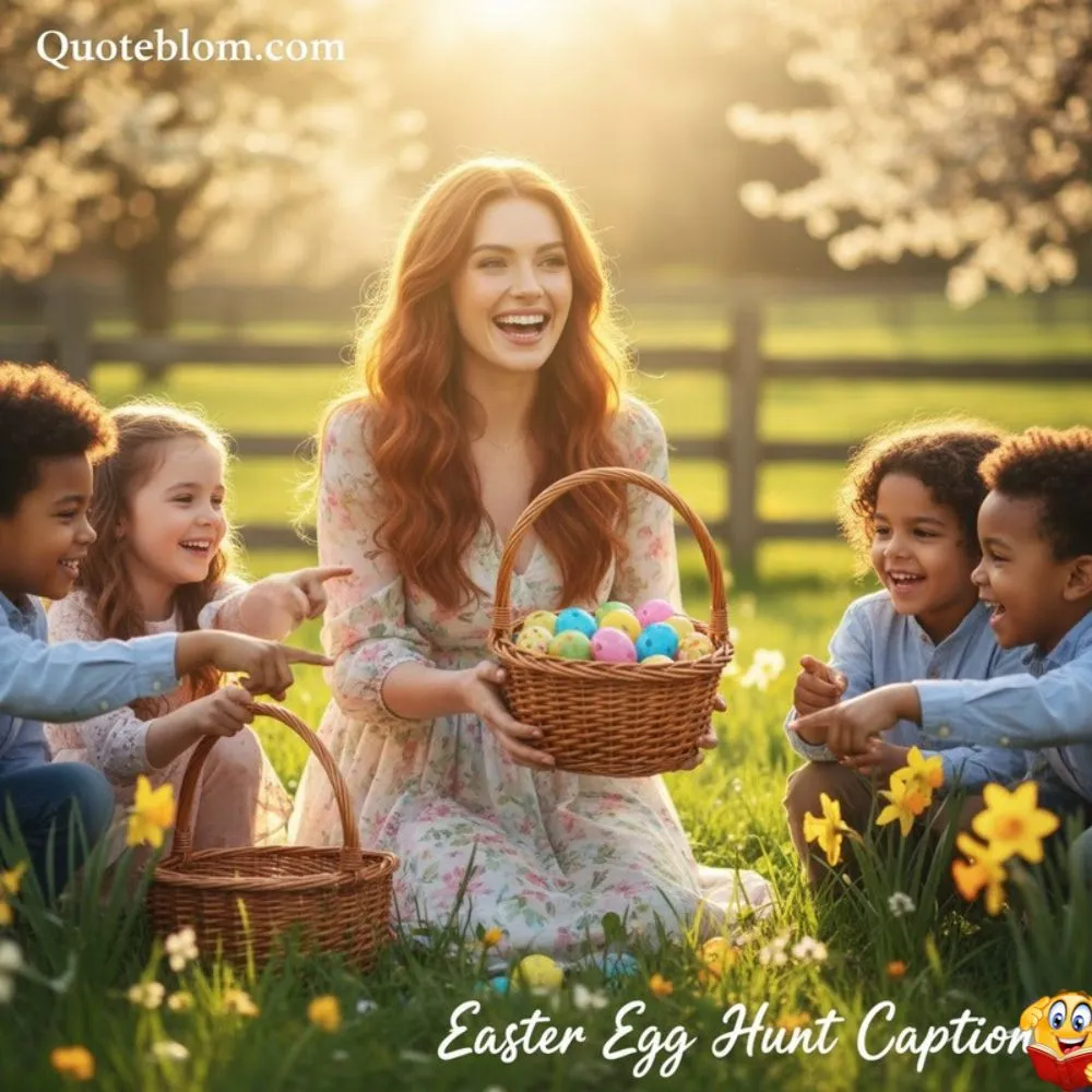  Easter Egg Hunt Captions