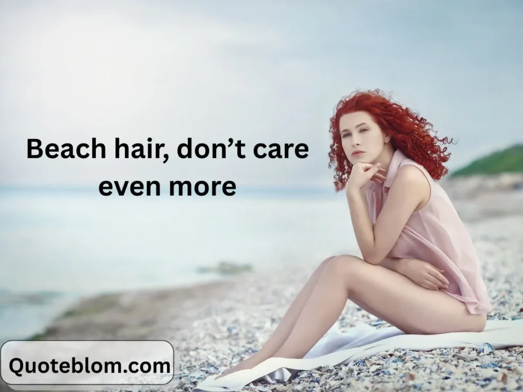 Funny & Playful Beach Captions