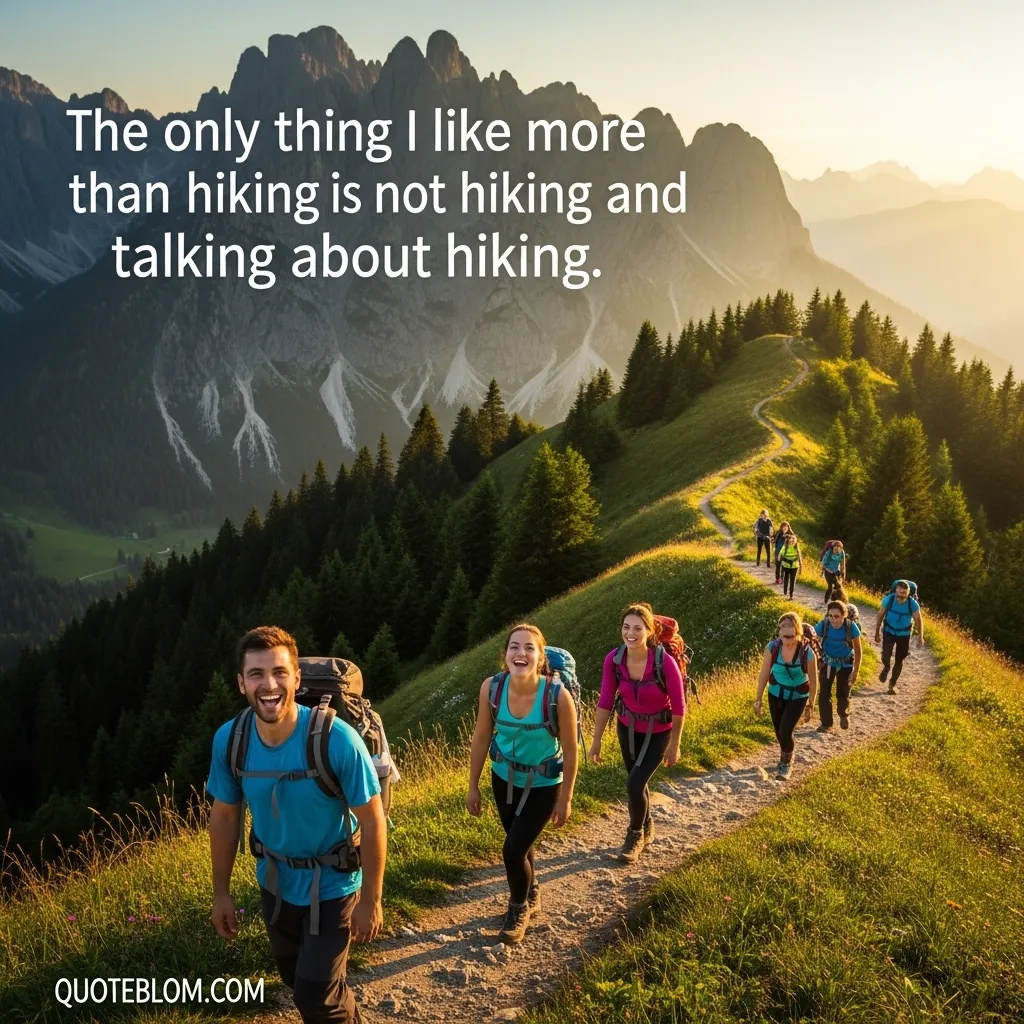 Funny Hiking Quotes to Share