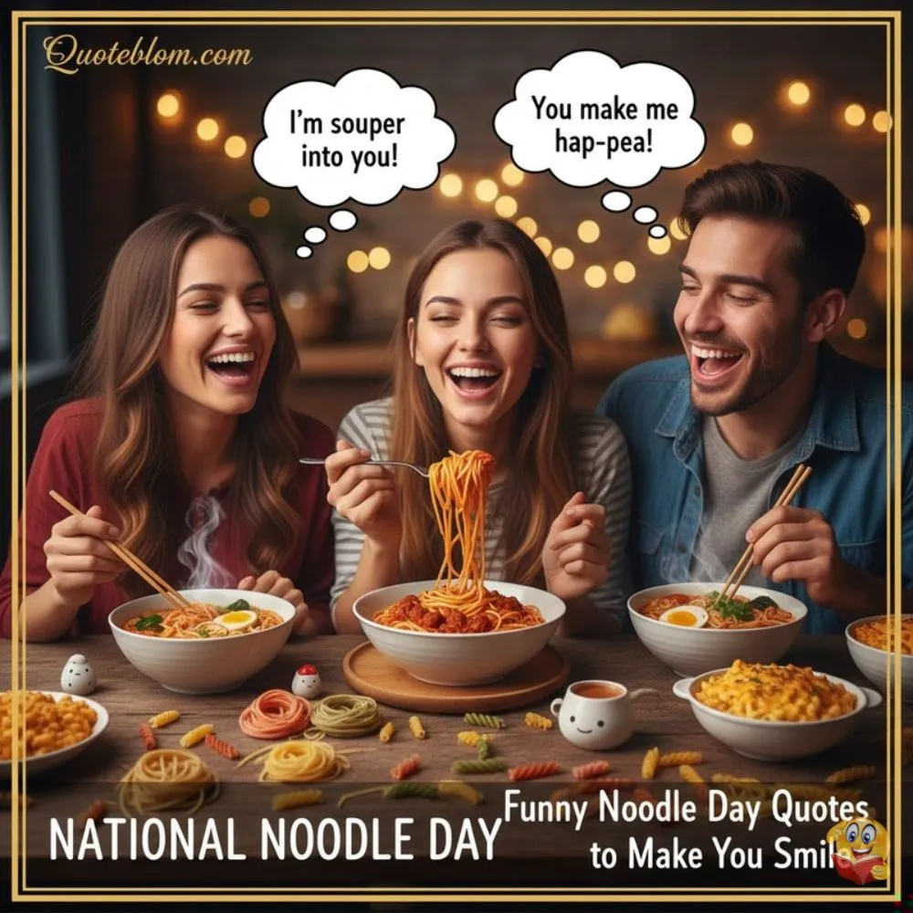 Funny Noodle Day Quotes to Make You Smile