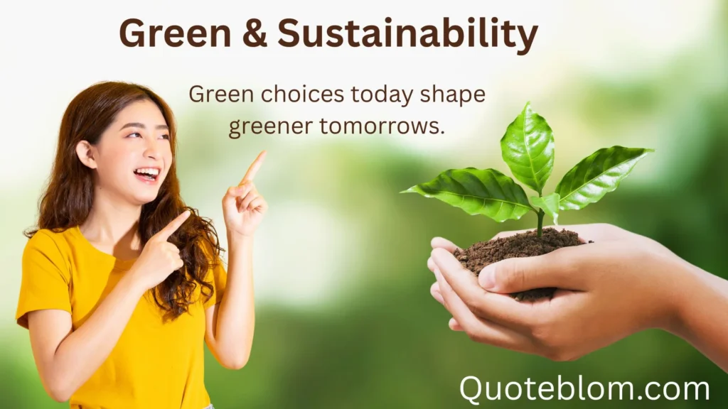 Green & Sustainability