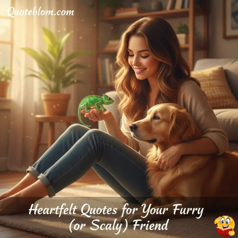 Heartfelt Quotes for Your Furry (or Scaly) Friend 