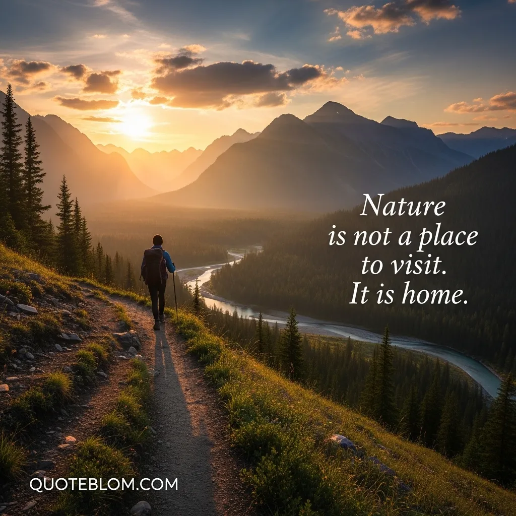 Hiking Quotes About Nature