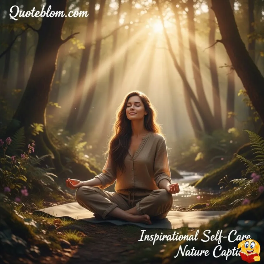 Inspirational Self‑Care Nature Captions