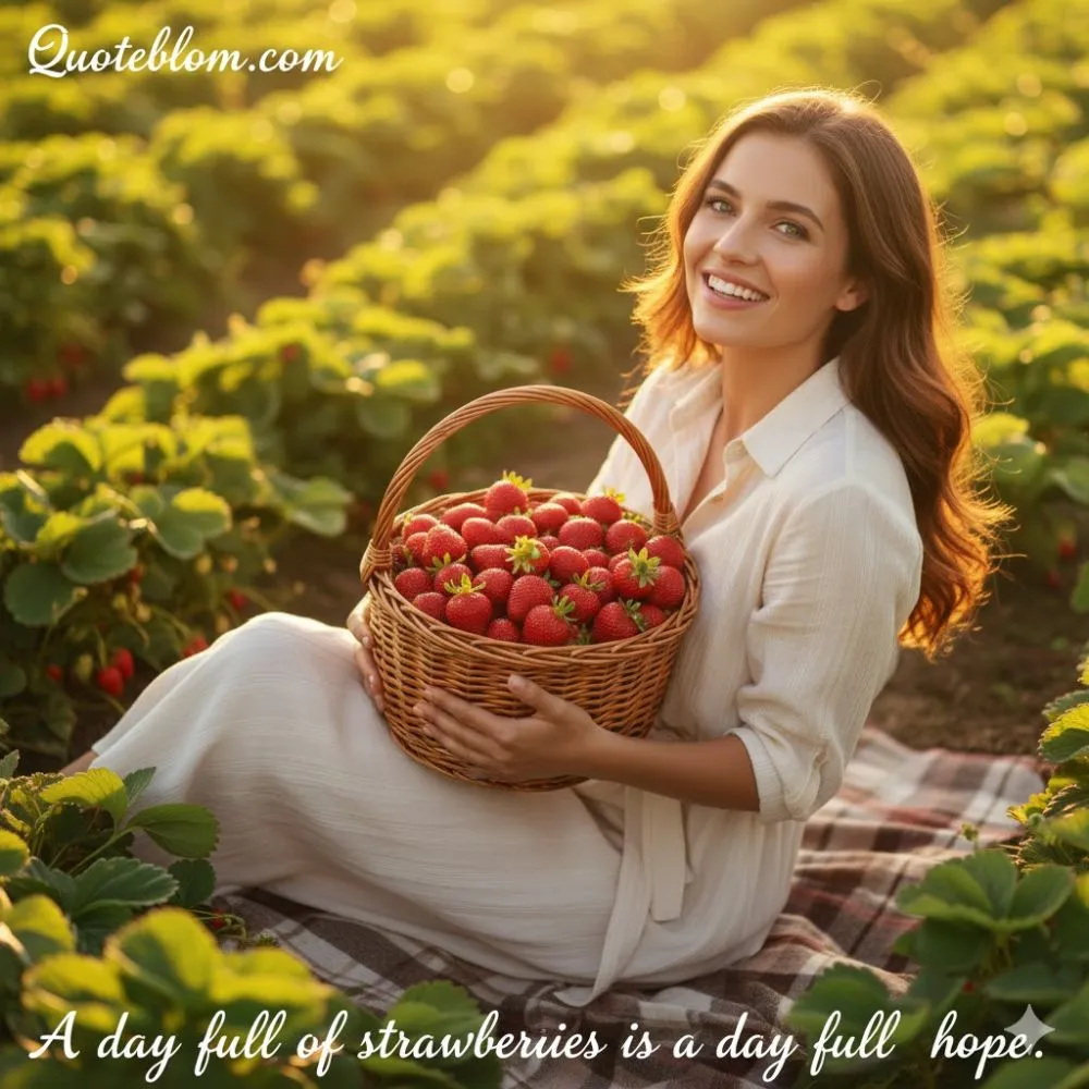 Inspirational Strawberry Day Quotes