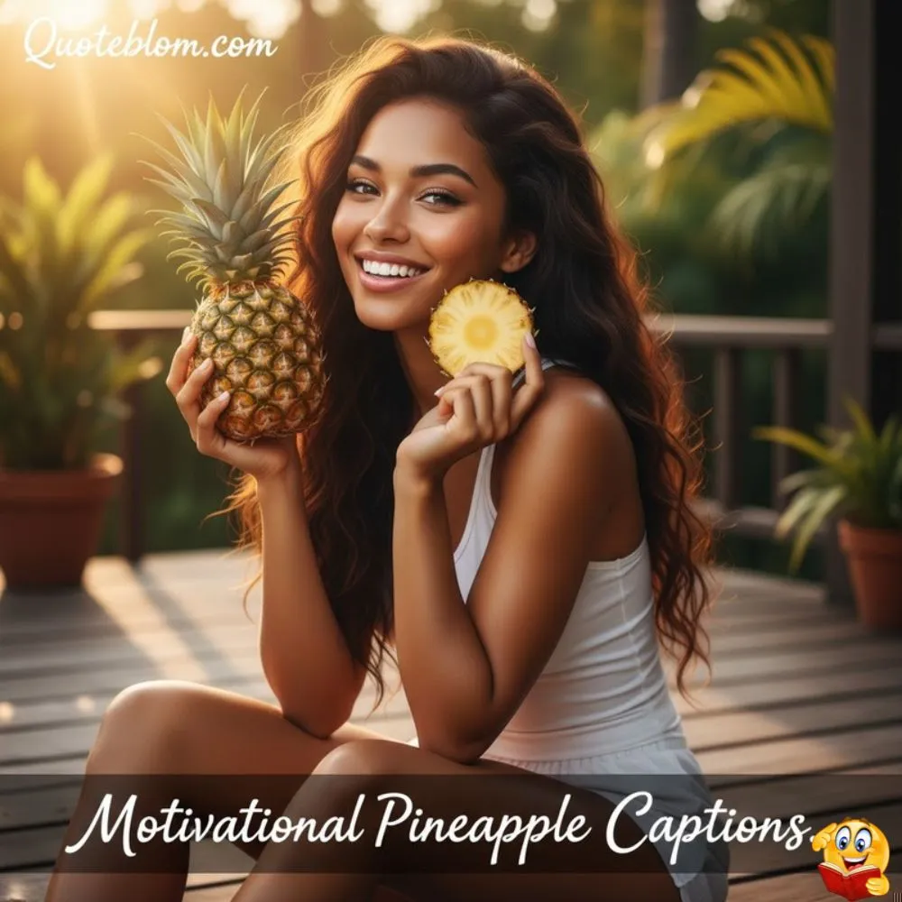 Motivational Pineapple Captions