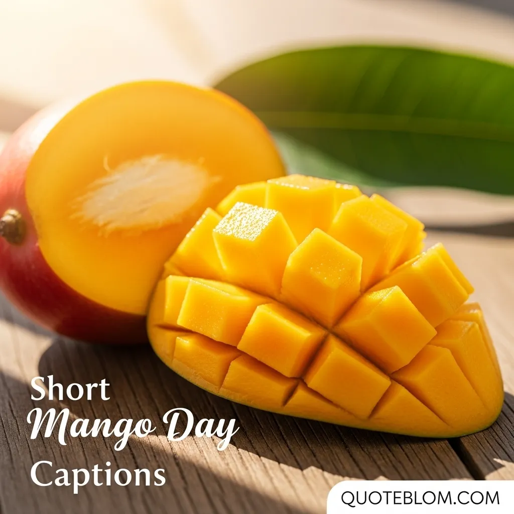 Short Mango Day Captions