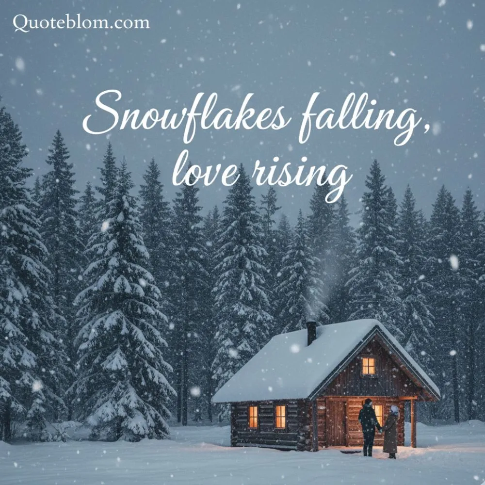  Snowfall Captions for Love & Relationships