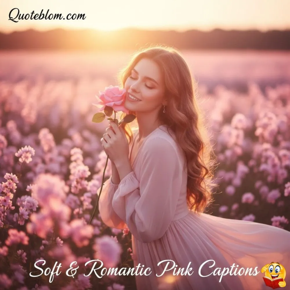 Soft & Romantic Pink Captions