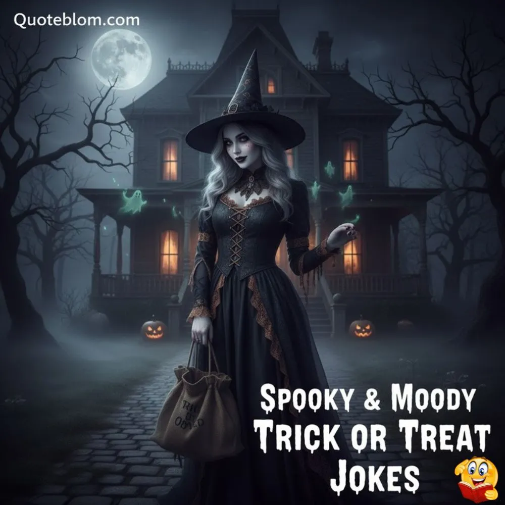 Spooky & Moody Trick or Treat Jokes