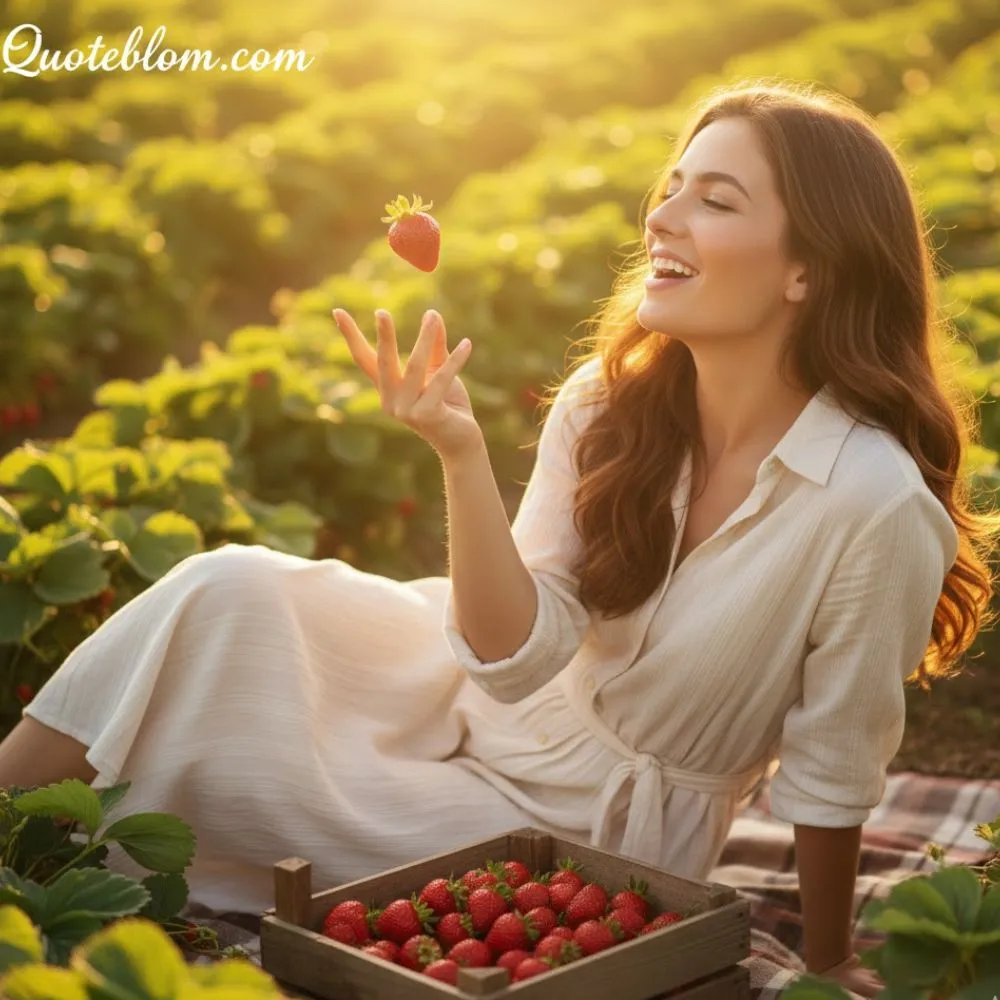 Strawberry Day Quotes for Kids & Family
