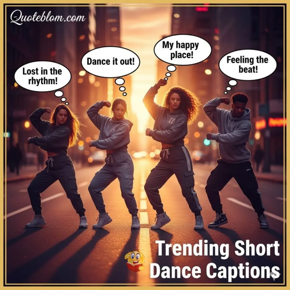 Trending Short Dance Captions