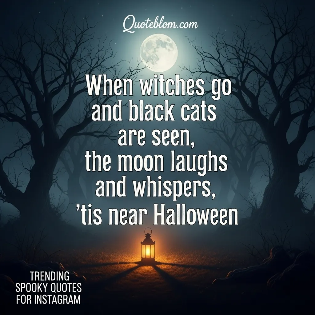 Trending Spooky Quotes for Instagram