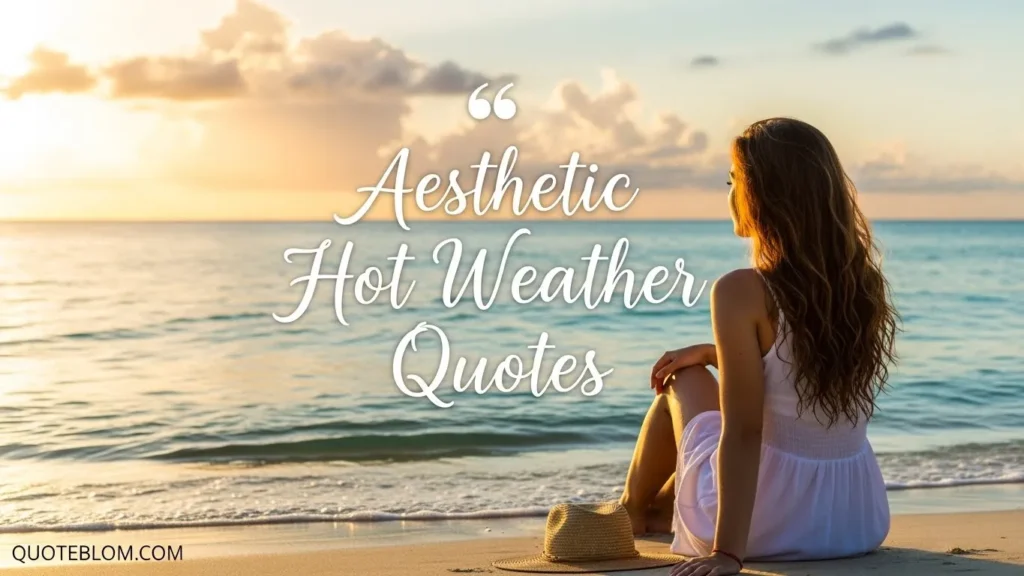 Aesthetic Hot Weather Quotes
