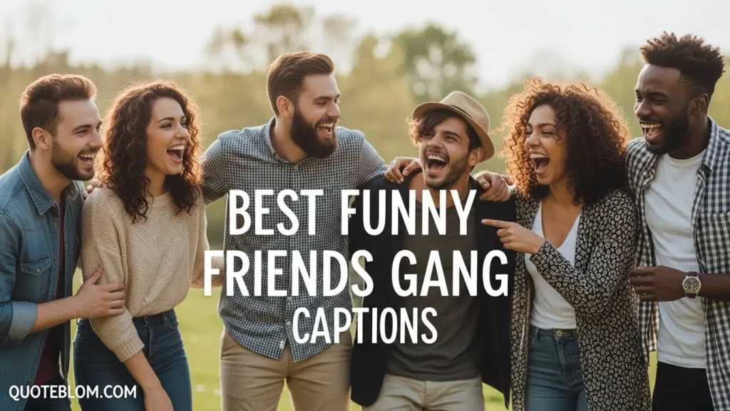 Best Funny Friends Gang Captions
