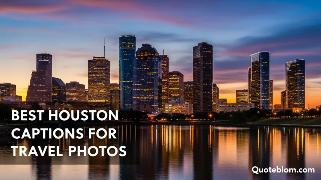 Best Houston Captions for Travel Photos
