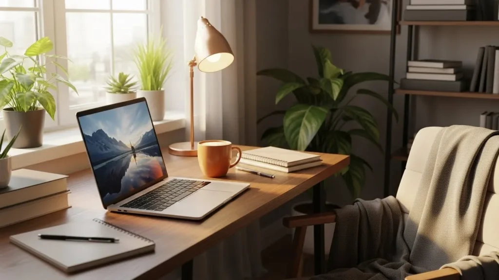 Cozy Work From Home Captions