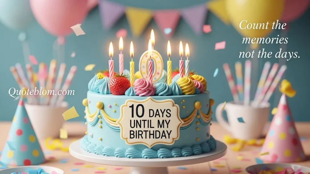 Cute Birthday Countdown Captions