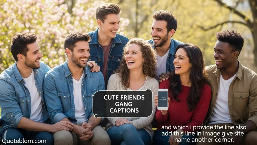 Cute Friends Gang Captions