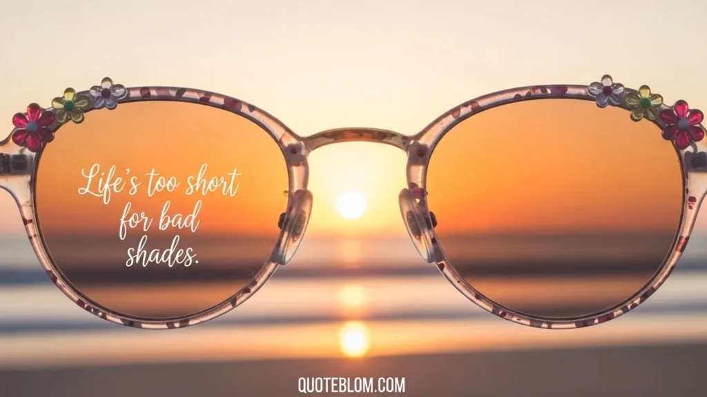 Cute Sunglasses Quotes