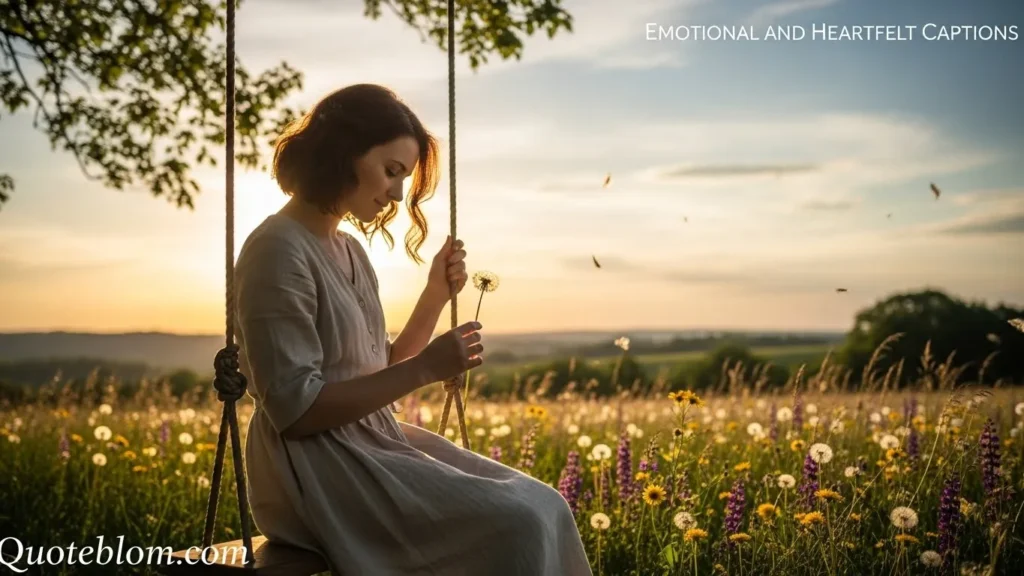 Emotional and Heartfelt Captions