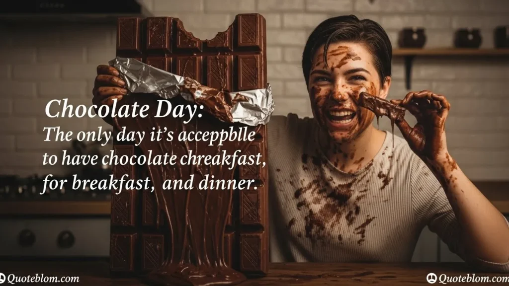 Funny Chocolate Day Quotes