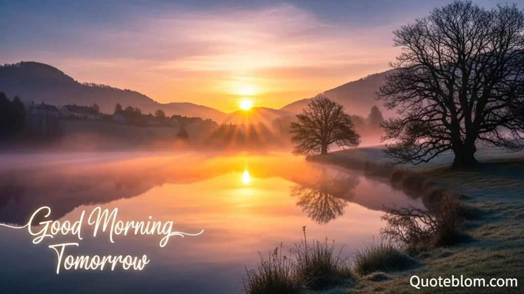 Good Morning Tomorrow Quotes