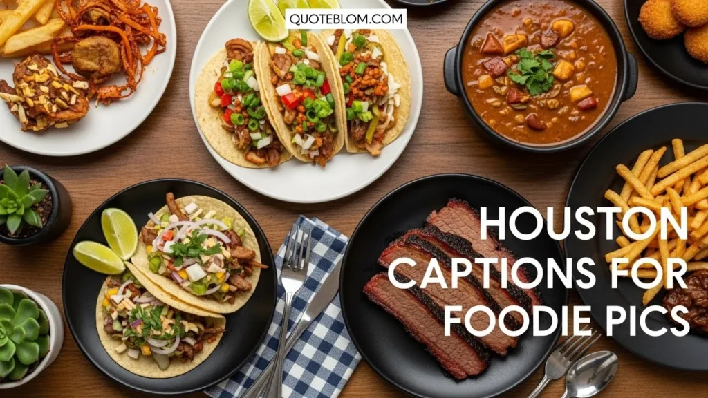 Houston Captions for Foodie Pics