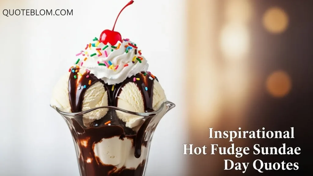  Inspirational Hot Fudge Sundae Day Quotes