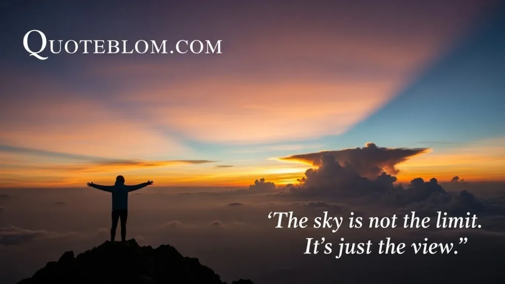 Inspirational Sky Quotes for Motivation