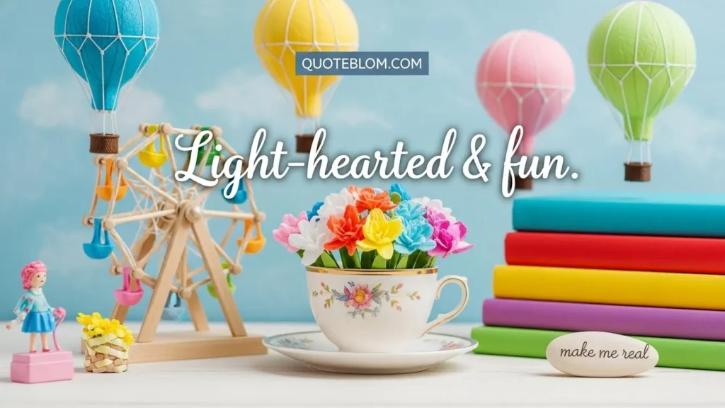  Light‑hearted & fun no face quotes