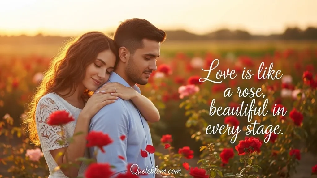 Romantic Rose Quotes for Girlfriend and Boyfriend