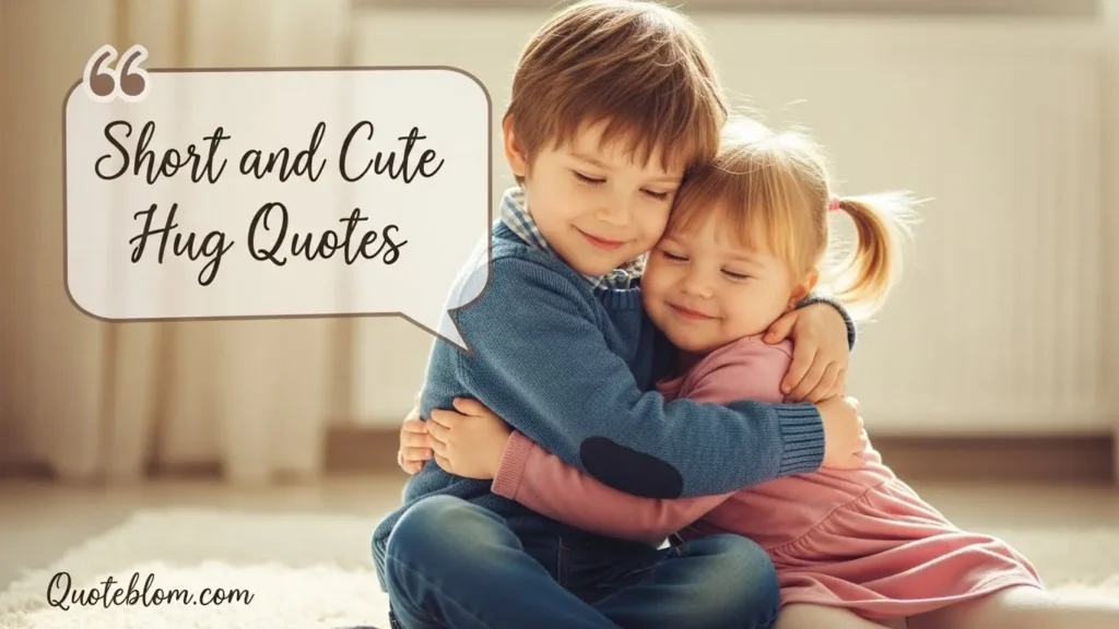 Short and Cute Hug Quotes